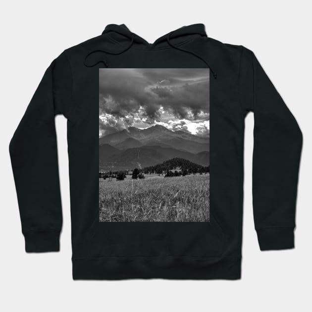 Estes Park from Glen Haven 4 Hoodie by bobmeyers